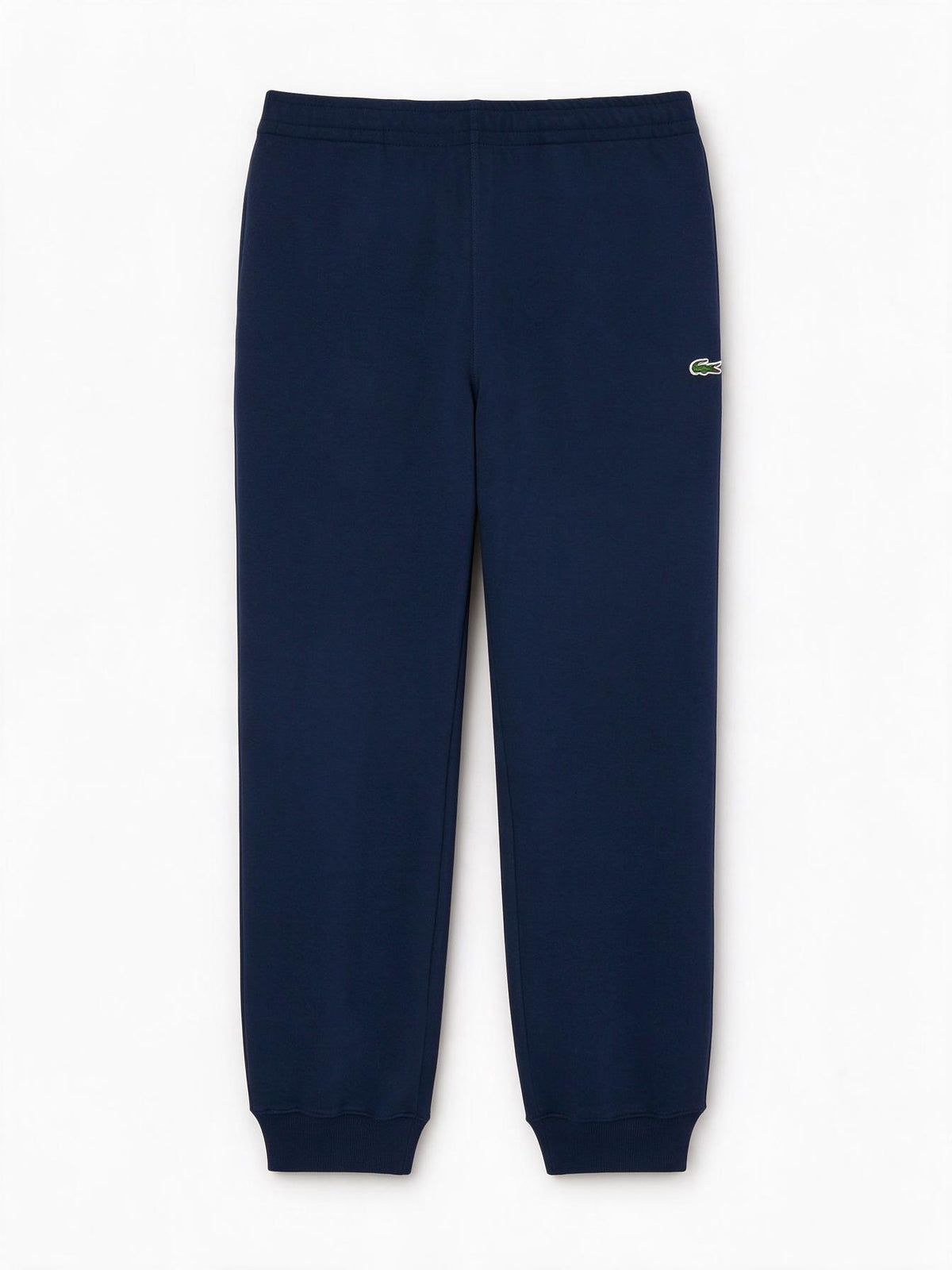 Lacoste Pantaloni FLEECE SWEATPANTS blu scuro per uomo con coulisse e polsini el