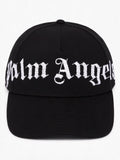 Palm Angels Cappello con visiera nero per uomo e donna con logo