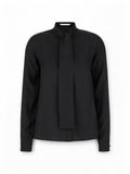 Palm Angels Blusa in seta nera