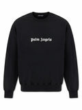 Palm Angels Felpa oversize in cotone nero