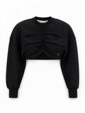 Palm Angels Felpa in cotone nero