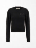 Palm Angels Maglione in misto lana nera