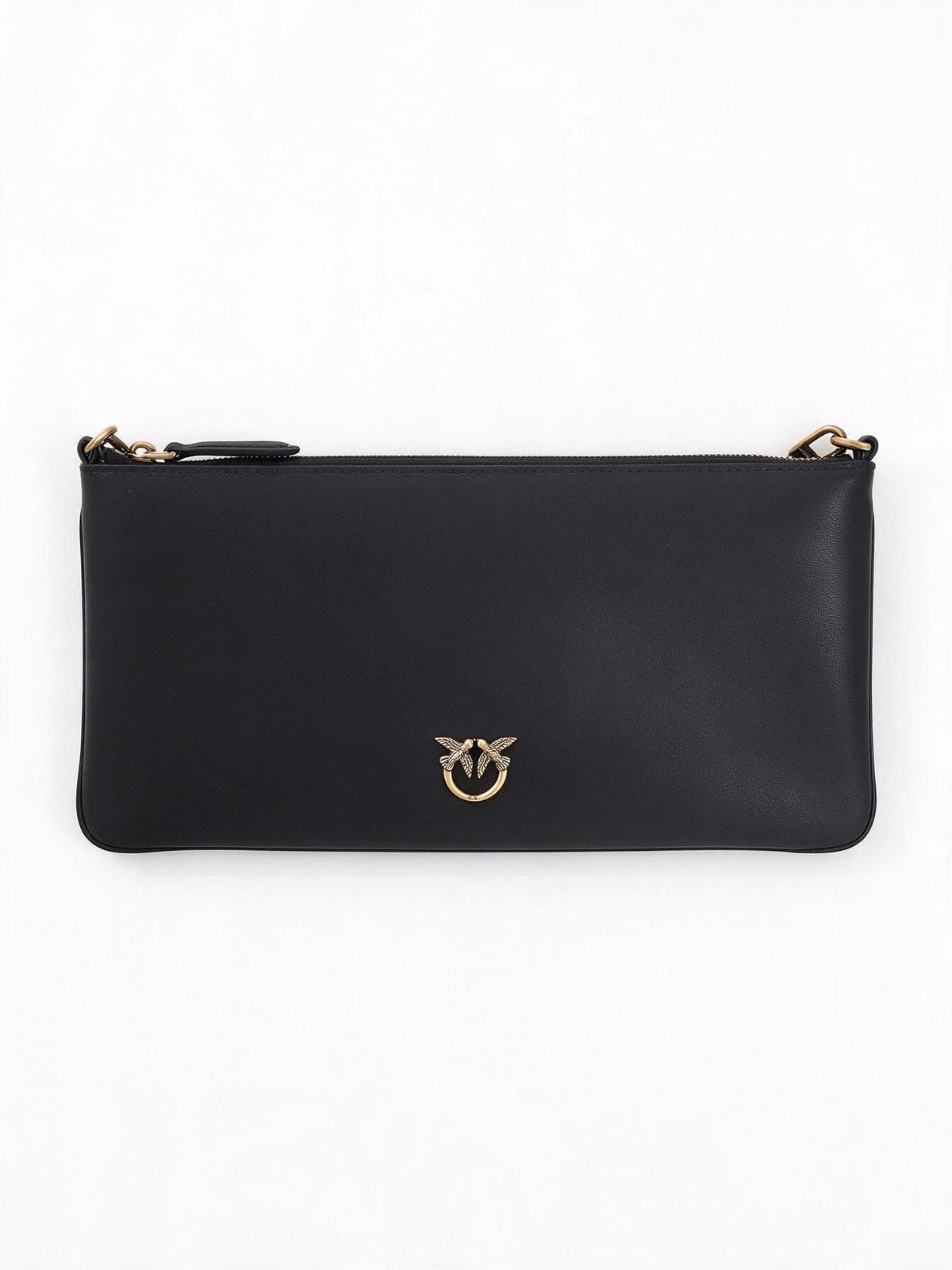 Pinko Pochette Horizontal Flat Bag nera da donna