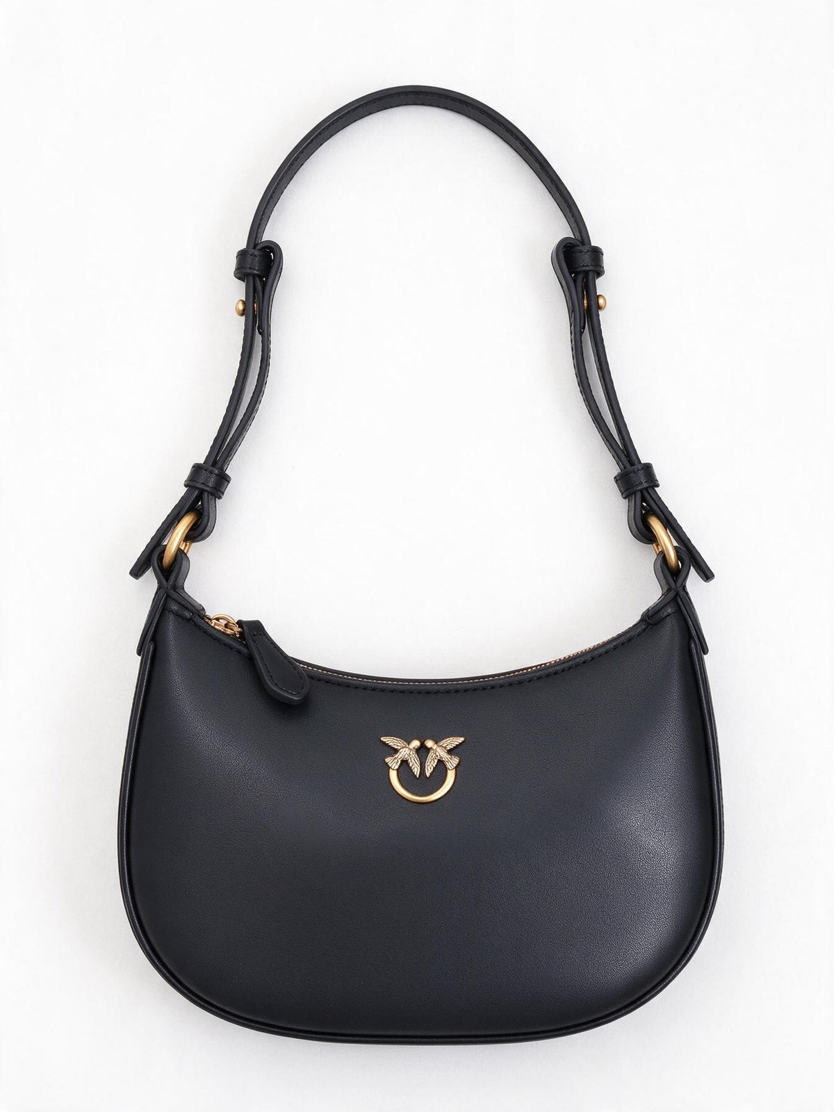 Pinko Borsa a spalla Half Moon nera da donna