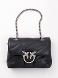 Pinko Borsa a tracolla Mini Love Bag Puff nera da donna