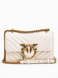 Pinko Borsa a tracolla Love Bag One Chevron panna da donna
