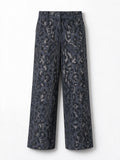 Pinko Pantaloni JEEP grey dark, grigio scuro da donna con stampa animalier
