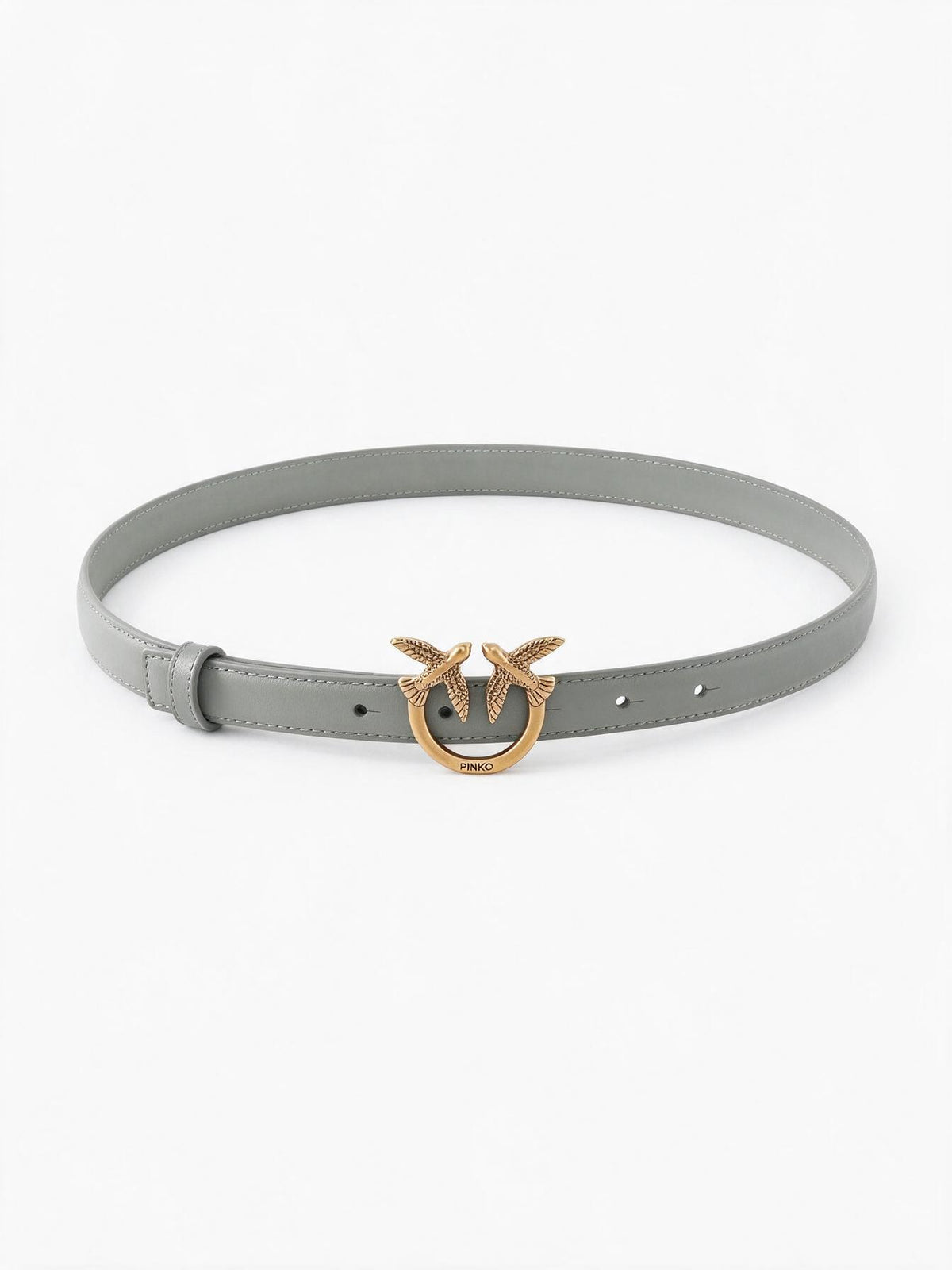 Pinko Cintura Love Birds grigio perla da donna