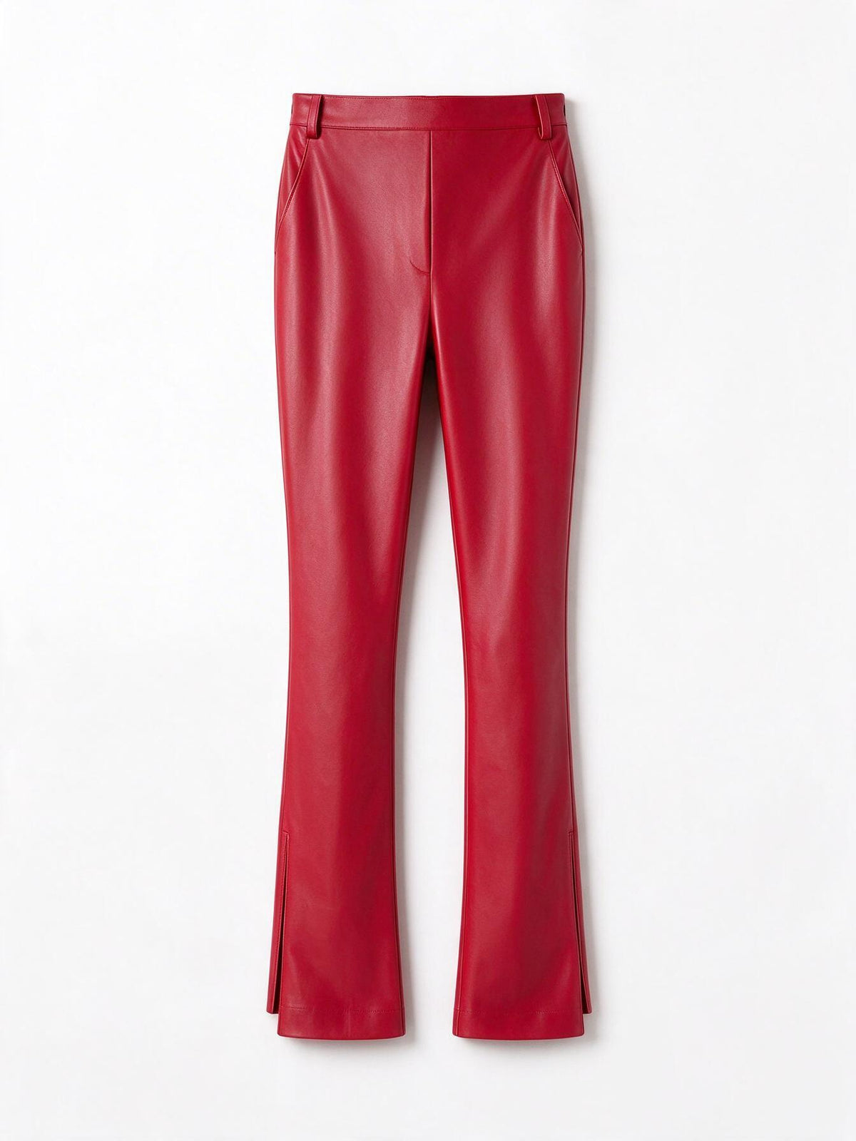 Pinko Pantaloni FLARE rosso-rosa porpora da donna