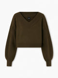 Pinko Maglia con scollo a V RINGHIO PULL verde militare, da donna