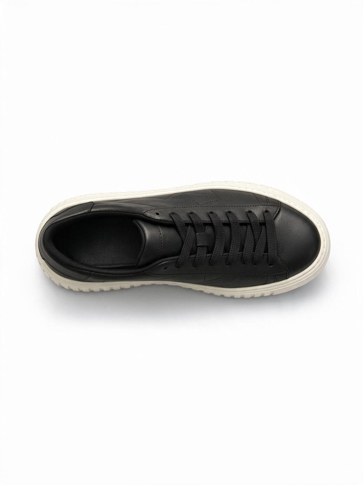 Brian Mills Sneaker Nera Pelle Suola Alta