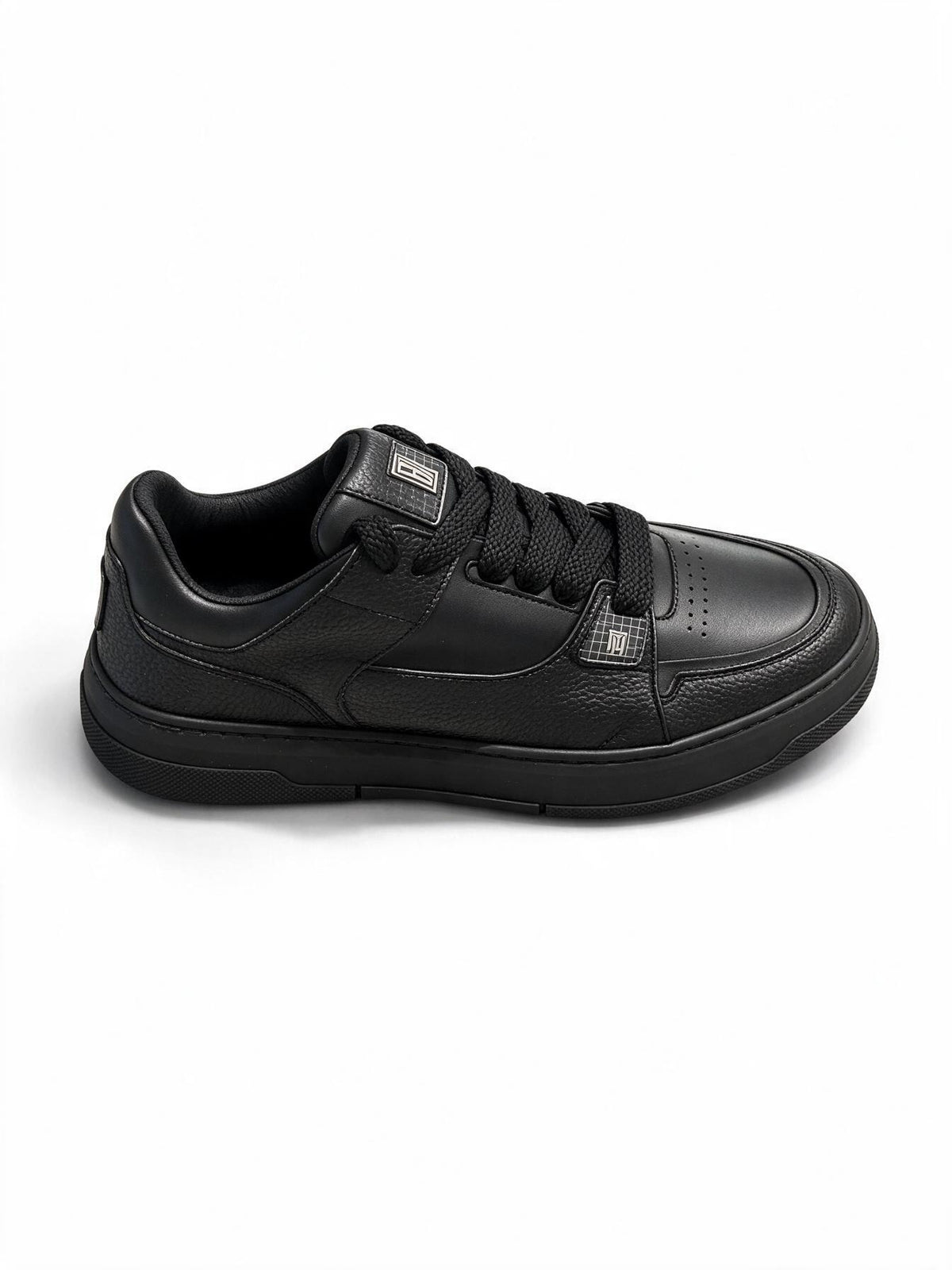 Brian Mills Sneaker In Pelle Mod. Amiri Tutta Nera