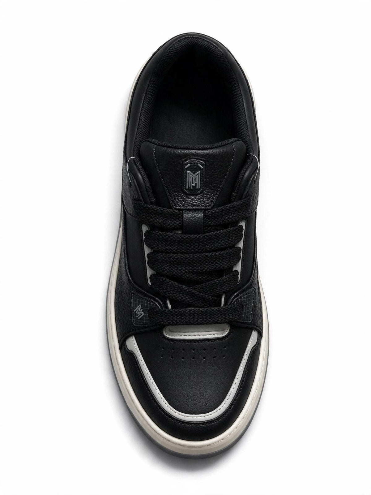 Brian Mills Sneaker In Pelle Mod. Amiri Nera/Bianca