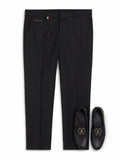 Philipp Plein Black Straight Cut Chino Pants