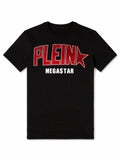 Philipp Plein SS Plein Star Black Studded T-Shirt