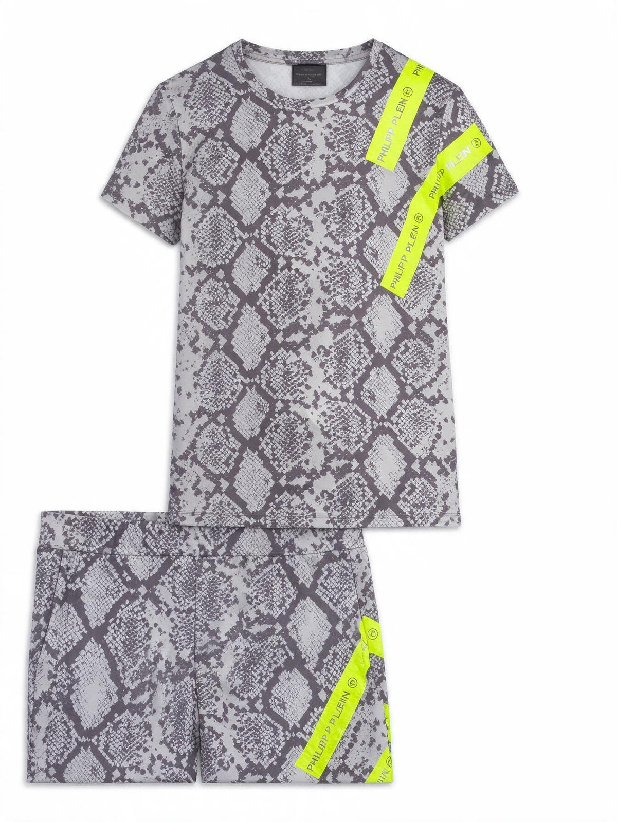 Philipp Plein Python Print Logo Tape T-Shirt