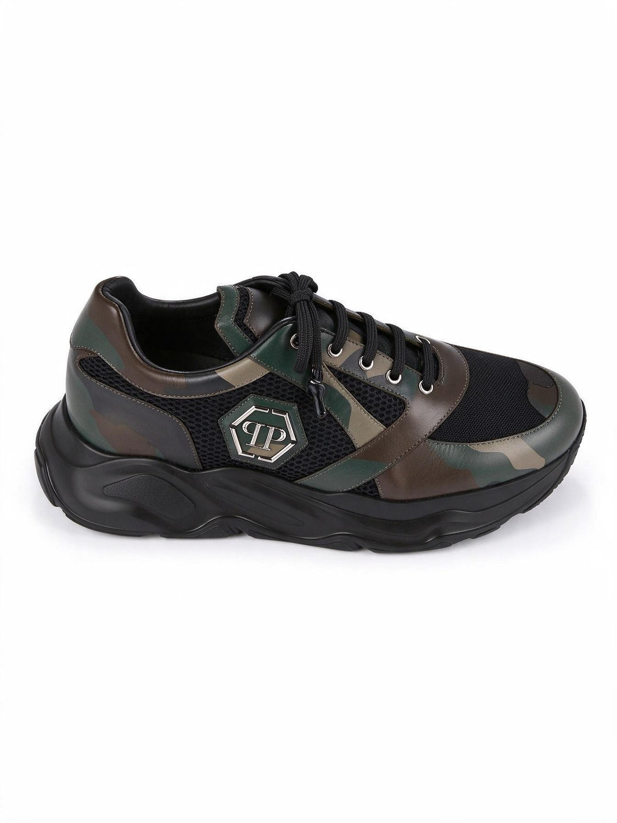 Philipp Plein Camouflage Chunky Sole Trainers