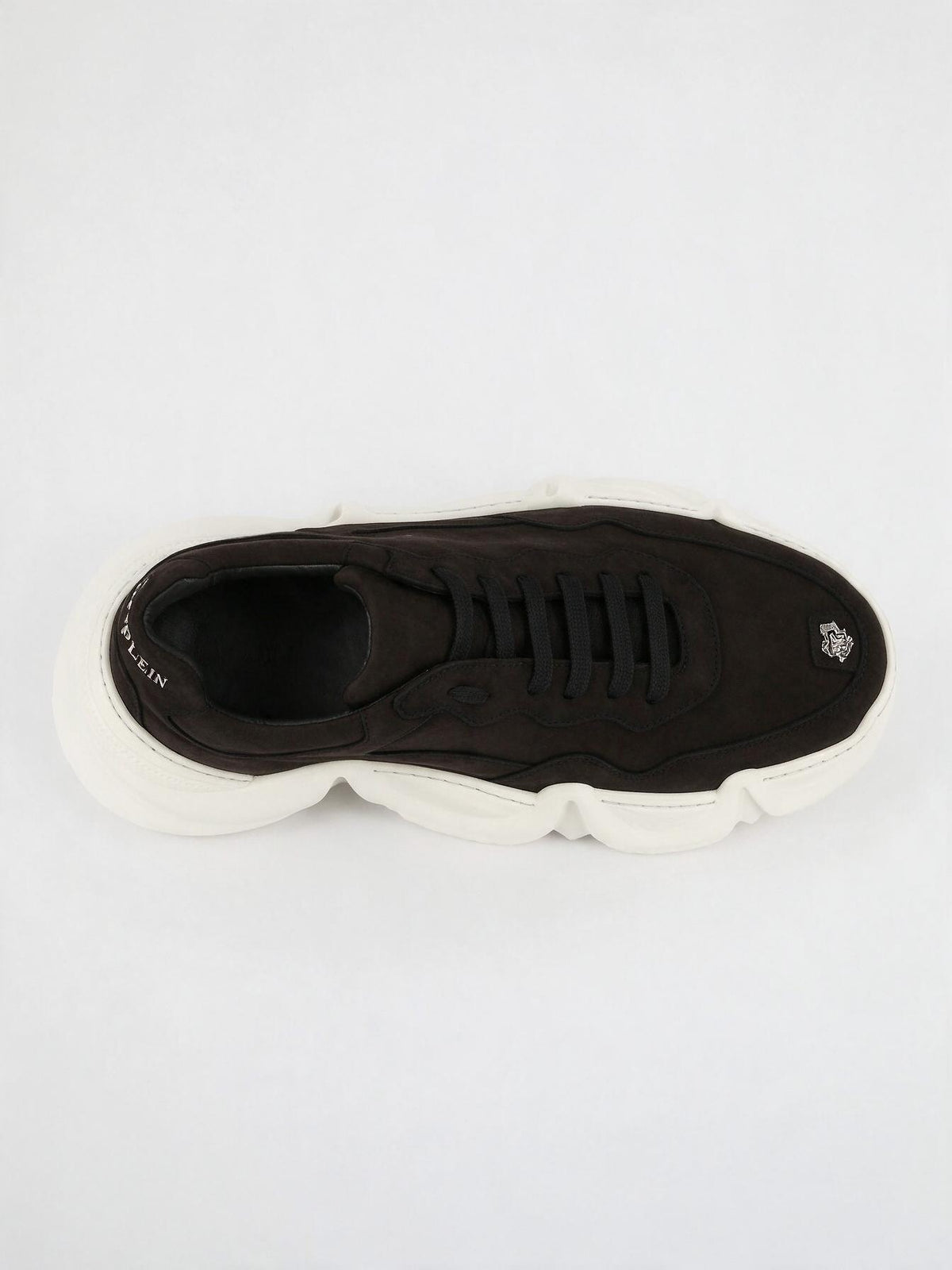 Philipp Plein Black Chunky Sole Skull Trainers