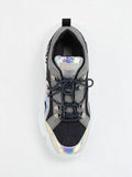 Philipp Plein Black Denim Chunky Sneakers