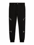 Philipp Plein Black Zip Detail Trousers