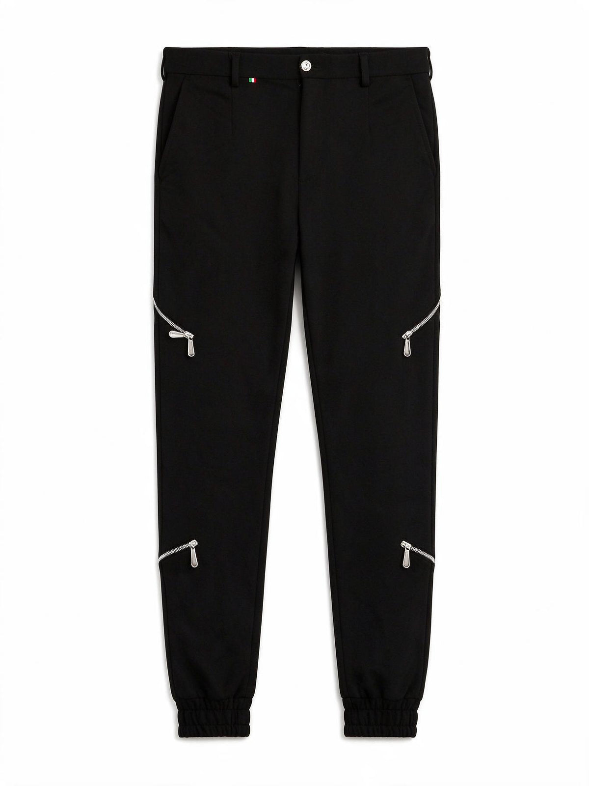 Philipp Plein Black Zip Detail Trousers