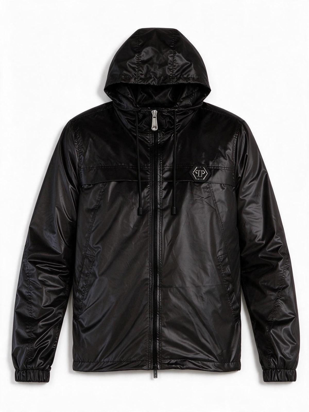 Philipp Plein Plein Star Black Nylon Jacket