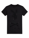 Philipp Plein Playboy Print Round Neck T-Shirt
