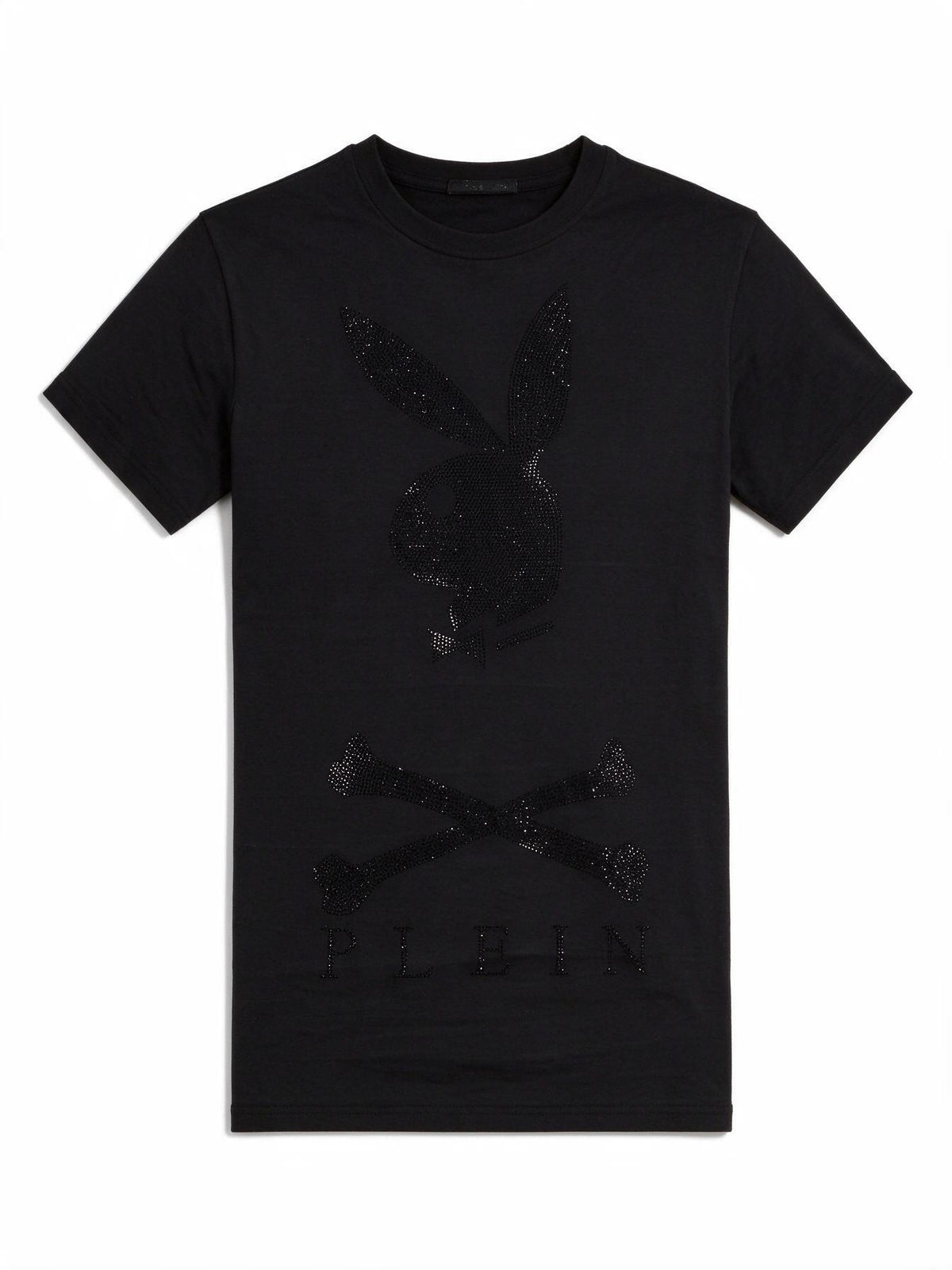 Philipp Plein Playboy Print Round Neck T-Shirt
