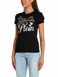 Philipp Plein Black Calligraphy Statement T-Shirt