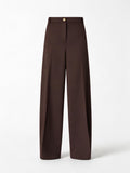 Pinko Pantaloni BALBINO marrone oltre da donna con gamba ampia.