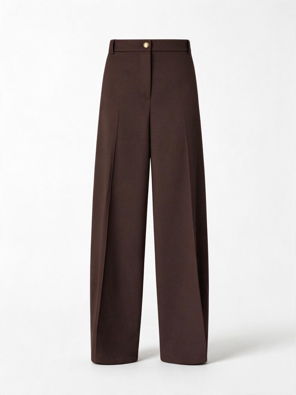 Pinko Pantaloni BALBINO marrone oltre da donna con gamba ampia.